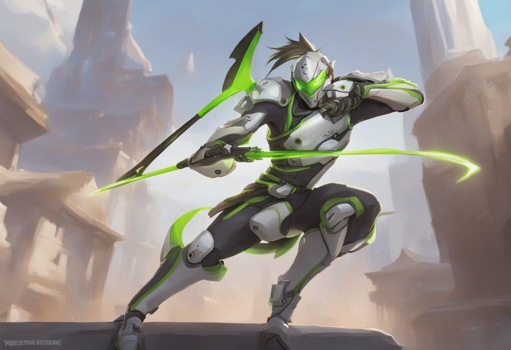 piccture of genji from overwatch ai made